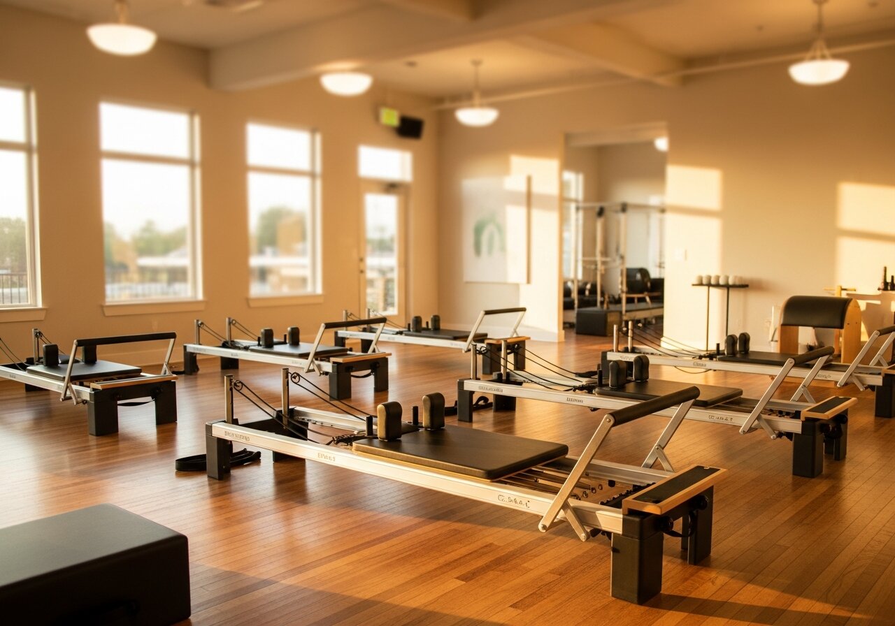 Bright, welcoming fitness studio interior at Core Ambitions